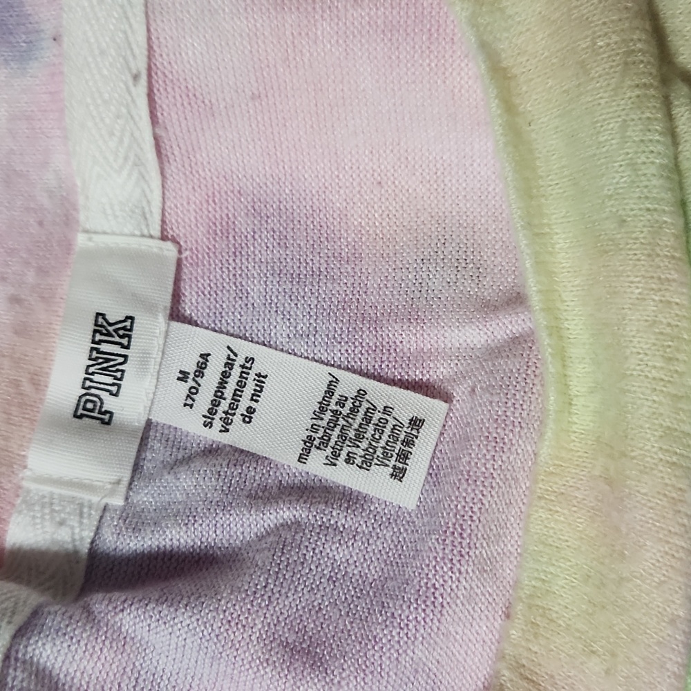 PINK Victoria Secret Tie Dye Sweatshirt Size M - Picture 3 of 6